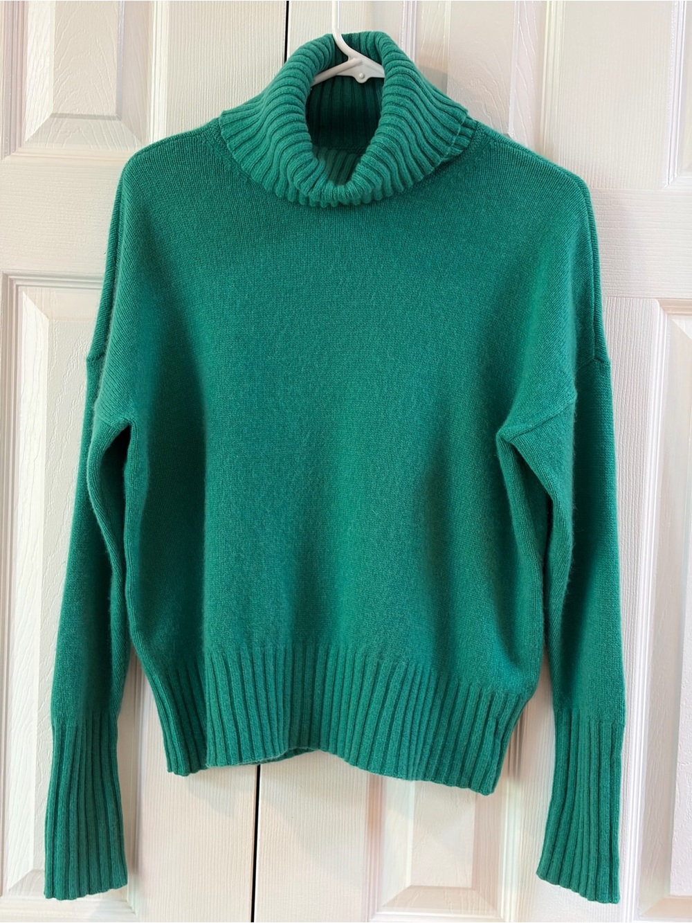 Gap Green Cashmere Turtleneck Sweater Size XS